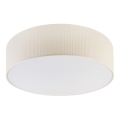 Candeeiro de teto SIRJA PLISADO 4xE27/15W/230V Ø 45 cm cor creme