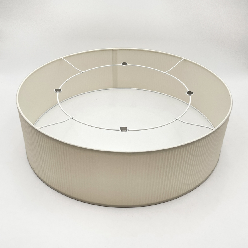 Candeeiro de teto SIRJA PLISADO 4xE27/15W/230V Ø 45 cm cor creme