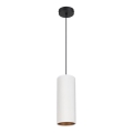Candeeiro de teto suspenso AVALO 1xE27/60W/230V branco/cobre