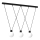 Candeeiro de teto suspenso CAPRI 3xG9/7W/230V