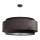 Candeeiro de teto suspenso DOBLO 1xE27/60W/230V diâmetro 60 cm castanho/prateado