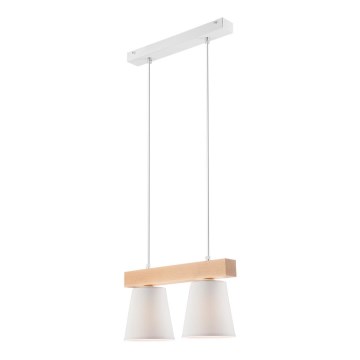 Candeeiro de teto suspenso ENRICO 2xE27/60W/230V