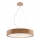 Candeeiro de teto suspenso OAK 3xE27/60W/230V carvalho ? 47,5 cm