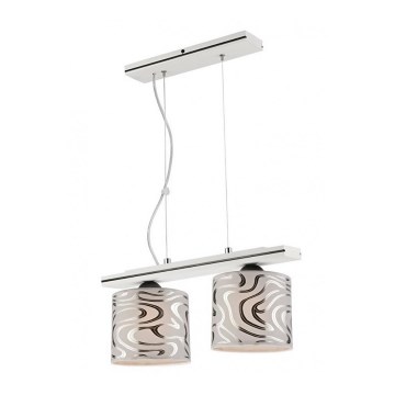 Candeeiro de teto suspenso SOFIA 2xE27/60W/230V
