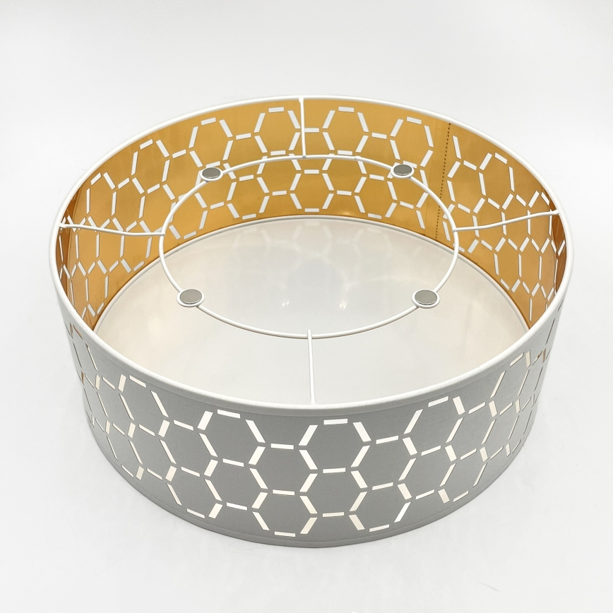 Candeeiro de teto ULLE 1xE27/15W/230V Ø 35 cm branco