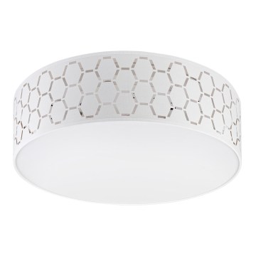Candeeiro de teto ULLE 2x E27/15W/230V, diâmetro 45 cm, branco