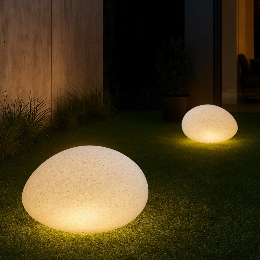 Candeeiro decorativo de exterior LUMISTONE 1xE27/15W/230V IP65 diâmetro 26,5 cm