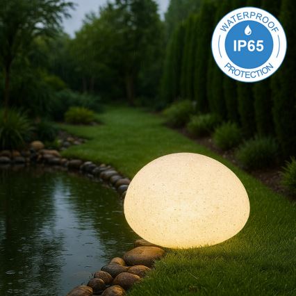 Candeeiro decorativo de exterior LUMISTONE 1xE27/15W/230V IP65 diâmetro 26,5 cm