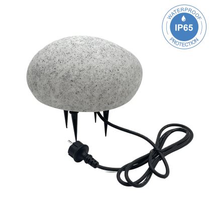 Candeeiro decorativo de exterior LUMISTONE 1xE27/15W/230V IP65 diâmetro 26,5 cm
