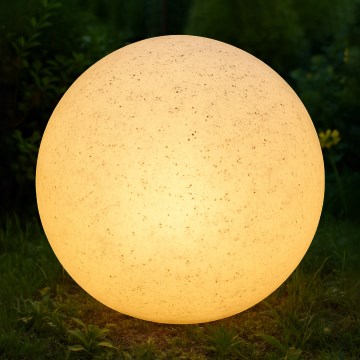 Candeeiro decorativo para exterior LUMISTONE 1xE27/15W/230V IP65 Ø 38 cm