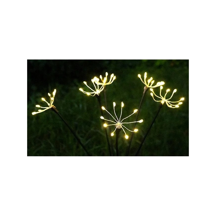 Candeeiro decorativo solar LED com sensor LED/1,2V 3000K 73 cm 600 mAh IP44