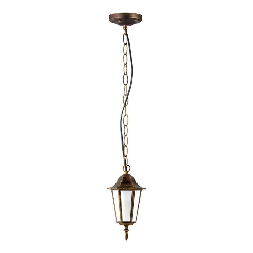 Candeeiro exterior 1xE27/20W/230V IP43 pátina