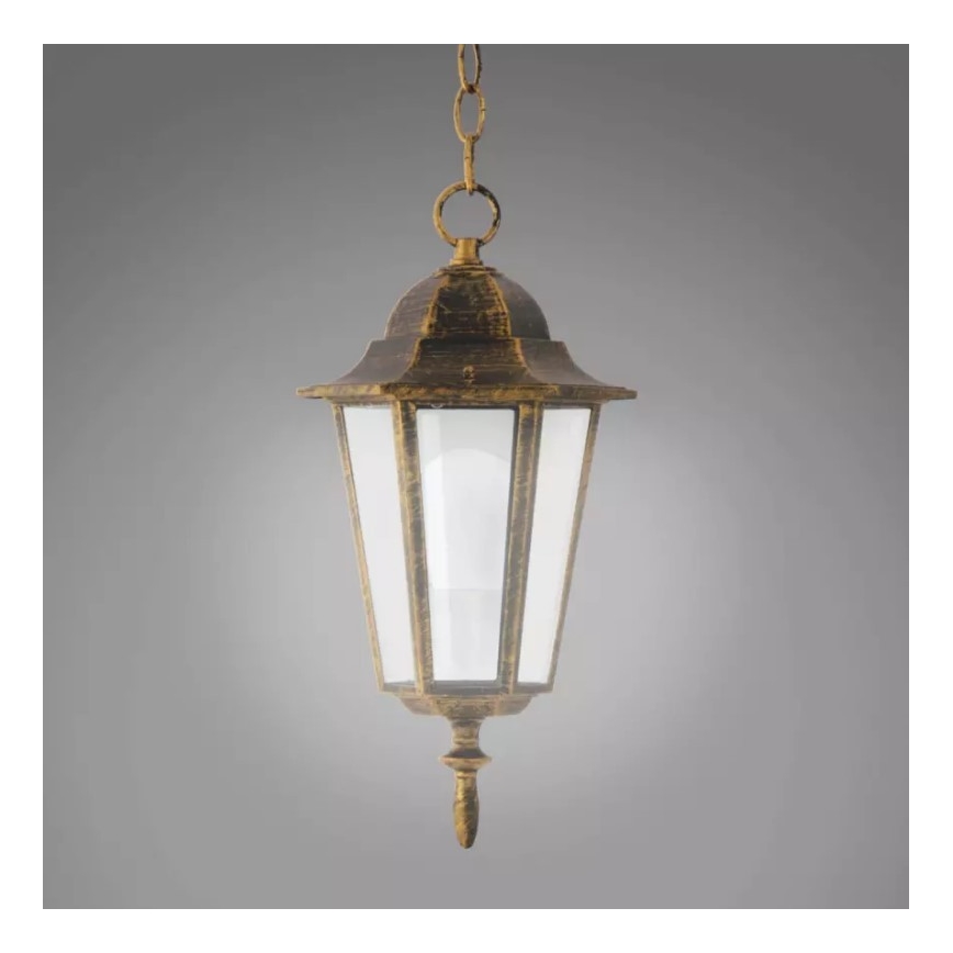 Candeeiro exterior 1xE27/20W/230V IP43 pátina