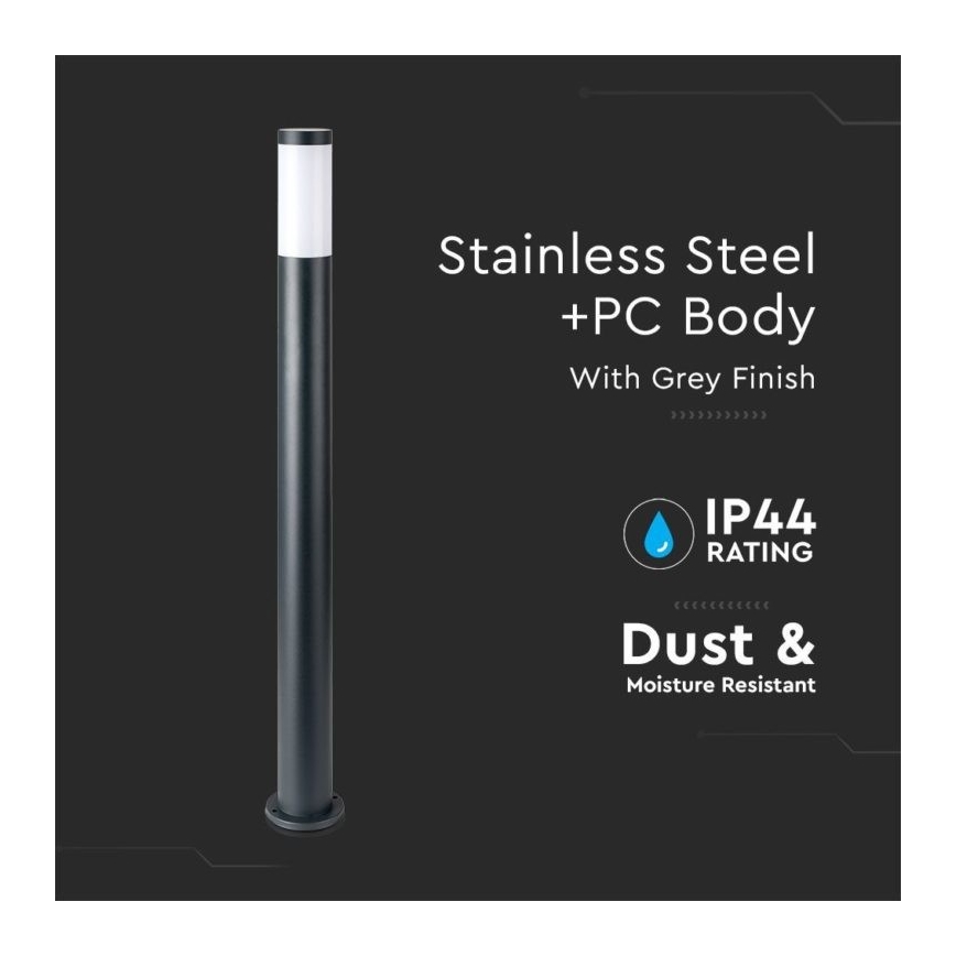 Candeeiro exterior 1xE27/60W/230V IP44 110cm antracite