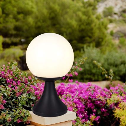 Candeeiro exterior 1xE27/60W/230V IP44 33 cm preto