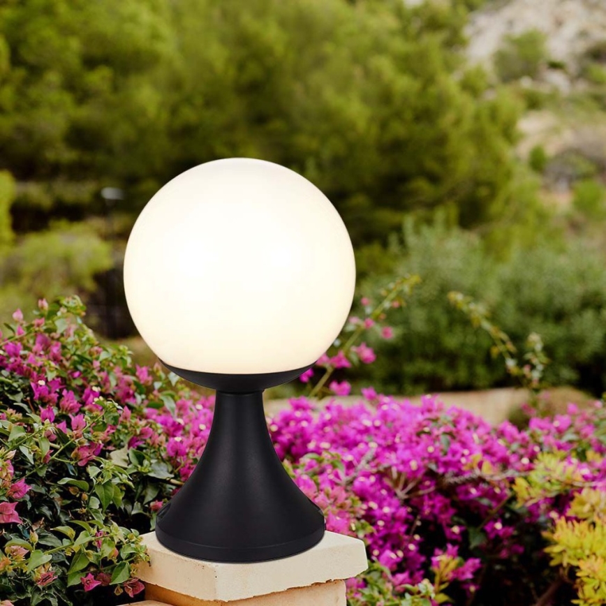 Candeeiro exterior 1xE27/60W/230V IP44 33 cm preto
