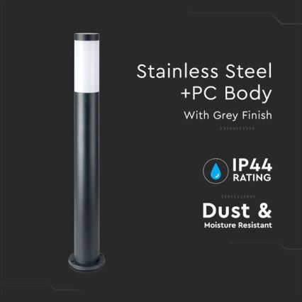 Candeeiro exterior 1xE27/60W/230V IP44 80cm preto