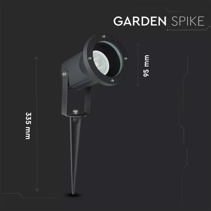 Candeeiro exterior 1xGU10/35W/230V IP44