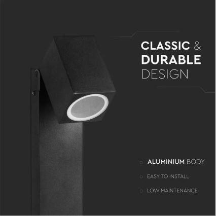 Candeeiro exterior 1xGU10/35W/230V IP44