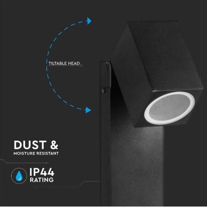 Candeeiro exterior 1xGU10/35W/230V IP44