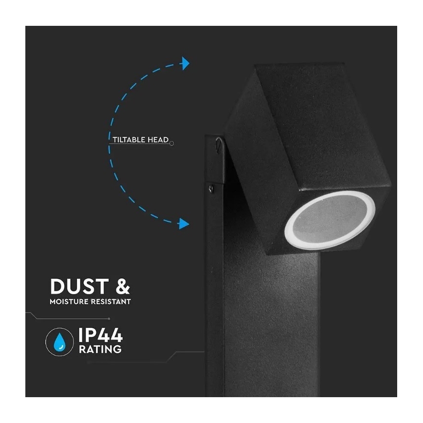 Candeeiro exterior 1xGU10/35W/230V IP44