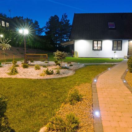 Candeeiro exterior 2xE27/60W/230V IP44 232 cm preto