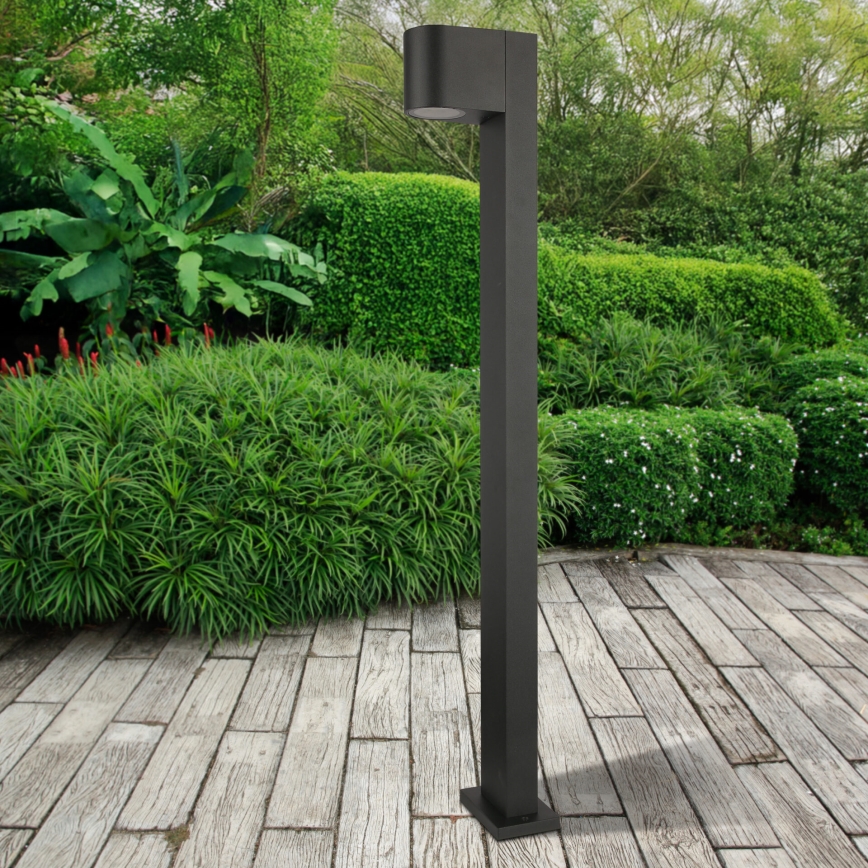 Candeeiro exterior BOSTON 1xGU10/10W/230V 80 cm IP54 preto
