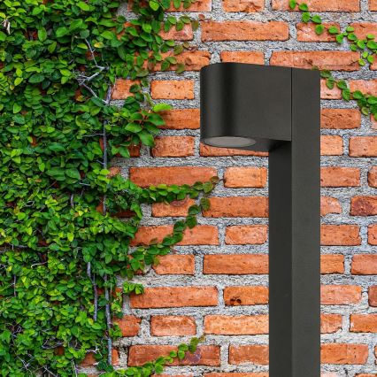 Candeeiro exterior BOSTON 1xGU10/10W/230V 80 cm IP54 preto