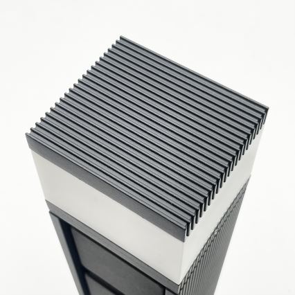 Candeeiro exterior com 2 tomadas VESPER 1xG9/5W/230V IP44 30 cm preto
