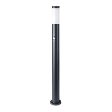 Candeeiro exterior com sensor 1xE27/60W/230V IP44 110cm antracite