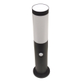 Candeeiro exterior com sensor LOPPA 1xE27/60W/230V 45 cm IP44 preto