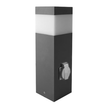 Candeeiro exterior com tomada GARD 1xE14/60W/230V SCHUKO IP44