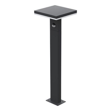 Candeeiro exterior LED com sensor BARI LED/10W/230V 4000K 60 cm IP54 antracite