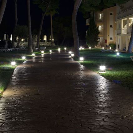 Candeeiro exterior LED LED/10W/230V 25cm 4000K IP65 branco