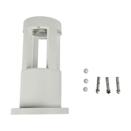 Candeeiro exterior LED LED/10W/230V 25cm 4000K IP65 branco