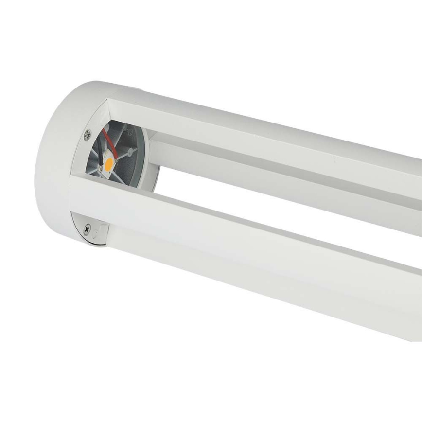 Candeeiro exterior LED LED/10W/230V 80cm 3000K IP65 branco