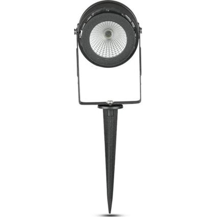 Candeeiro exterior LED LED/12W/100-240V IP65 4000K preto