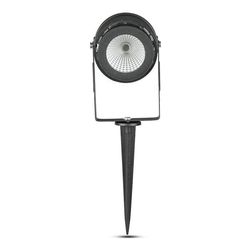 Candeeiro exterior LED LED/12W/100-240V IP65 4000K preto