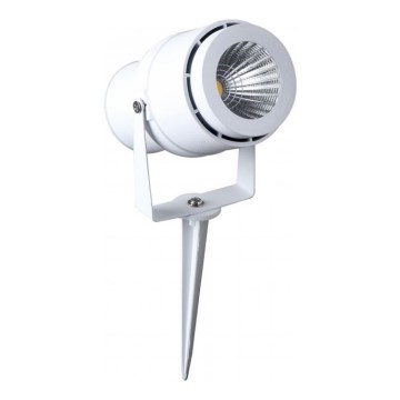 Candeeiro exterior LED LED/12W/100-240V IP65 branco - iluminação verde