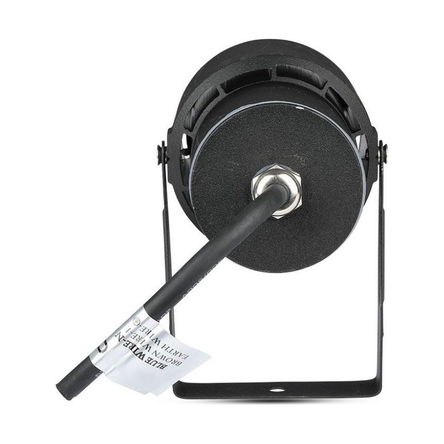 Candeeiro exterior LED LED/12W/100-240V IP65 preto - luz verde