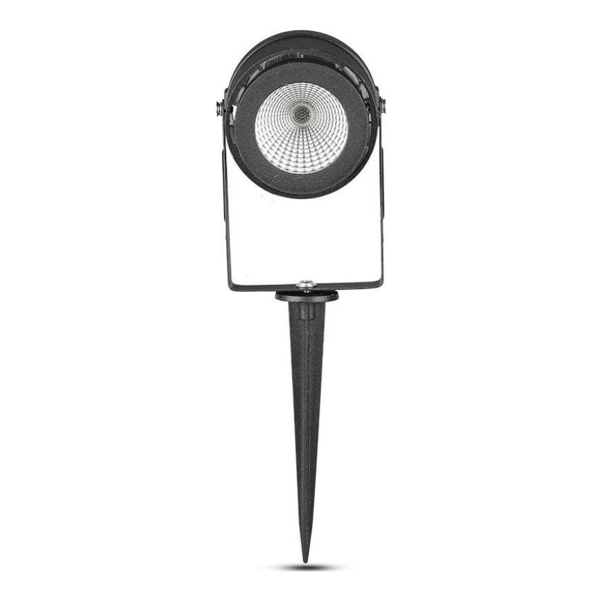 Candeeiro exterior LED LED/12W/100-240V IP65 preto - luz verde