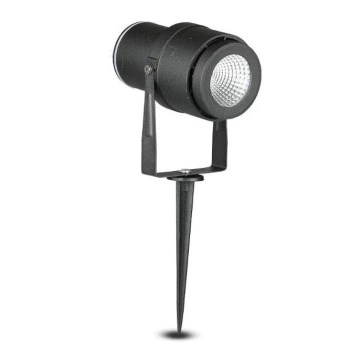 Candeeiro exterior LED LED/12W/230V 3000K preto IP65