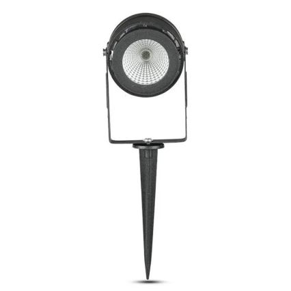 Candeeiro exterior LED LED/12W/230V 3000K preto IP65