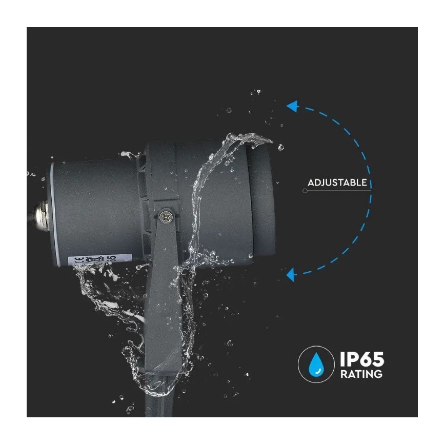 Candeeiro exterior LED LED/12W/230V 4000K antracite IP65