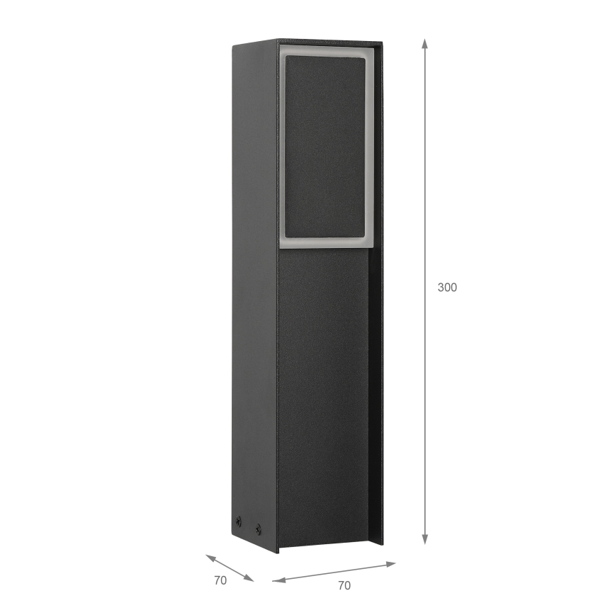Candeeiro exterior LED MODO LED/4,8W/230V 4000K IP54 30 cm preto