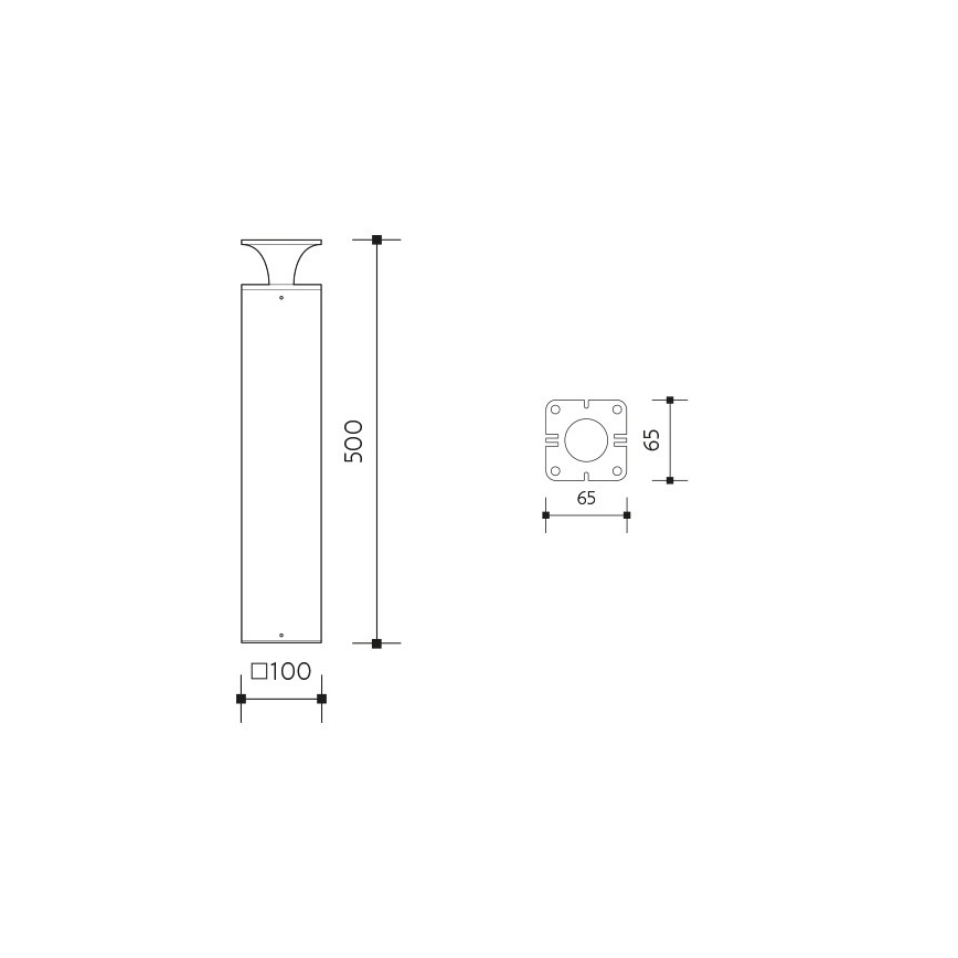 Candeeiro exterior LED ORNELA LED/6W/230V 3000K IP54 antracite