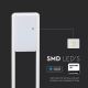 Candeeiro exterior LED SAMSUNG CHIP LED/10W/230V 3000K IP65 branco