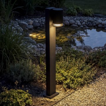 Candeeiro exterior RADILO 1xGU10/11W/230V 80 cm IP44 preto