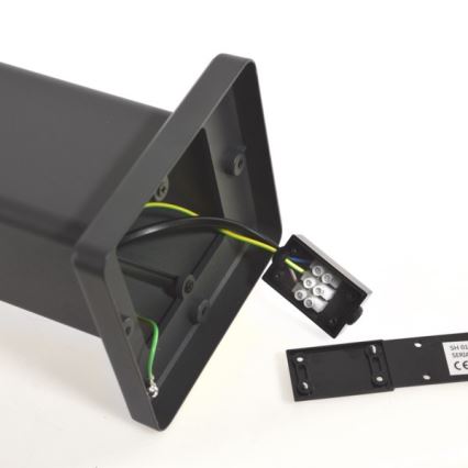 Candeeiro exterior SANTA 1xE27/60W/230V IP54 79,5 cm preto