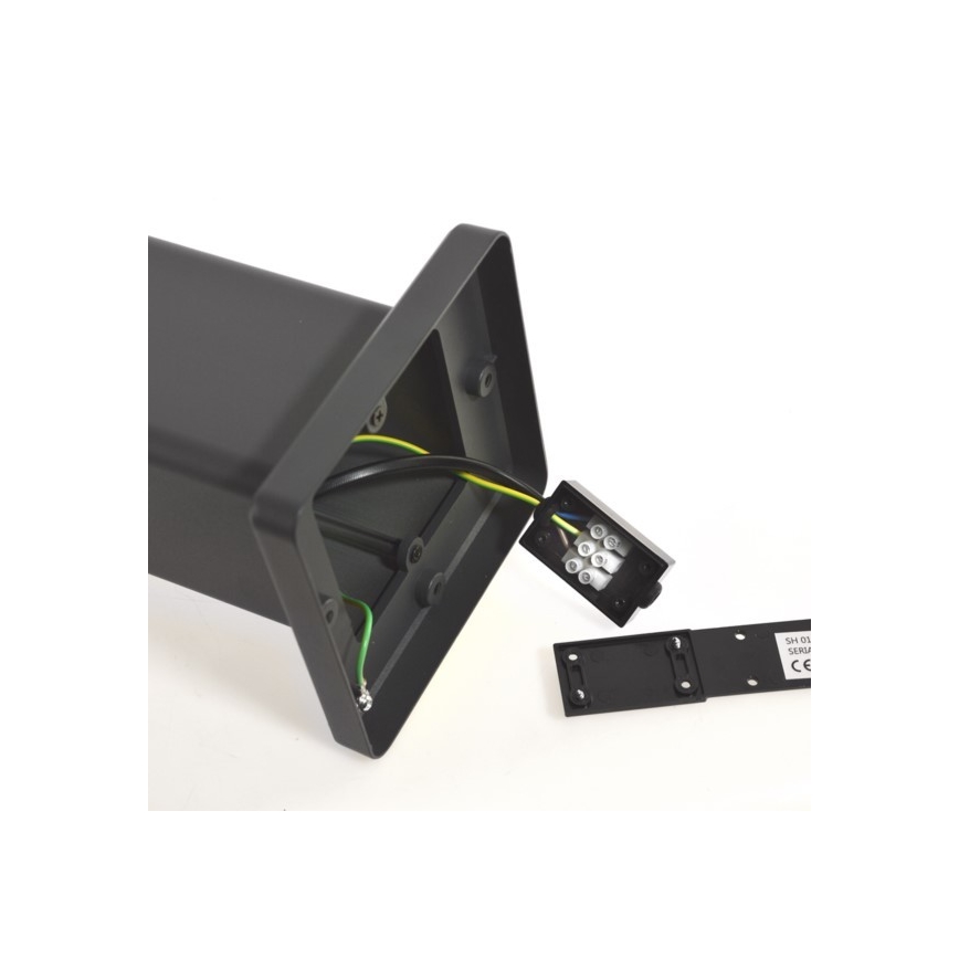 Candeeiro exterior SANTA 1xE27/60W/230V IP54 79,5 cm preto